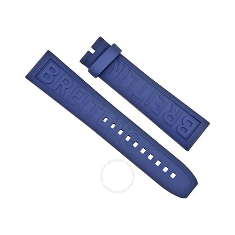 20mm rubber strap for breitling|20mm blue rubber watch strap.